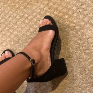 Steve Madden | Shoes | Steve Madden Imina Black Suede | Poshmark